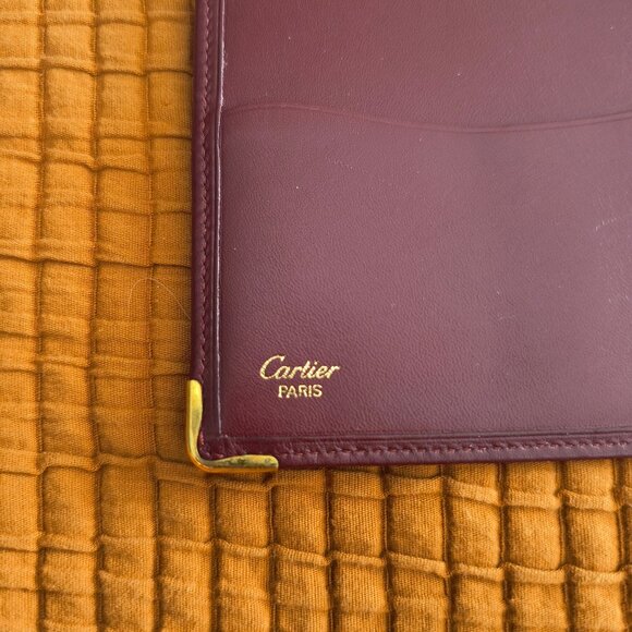 Cartier Bifold Wallet – Burgundy Leather | Must de Cartier - Picture 4 of 5